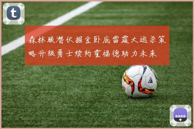 森林狼潜伏掘金卧底雷霆大逃杀策略升级勇士续约霍福德助力未来